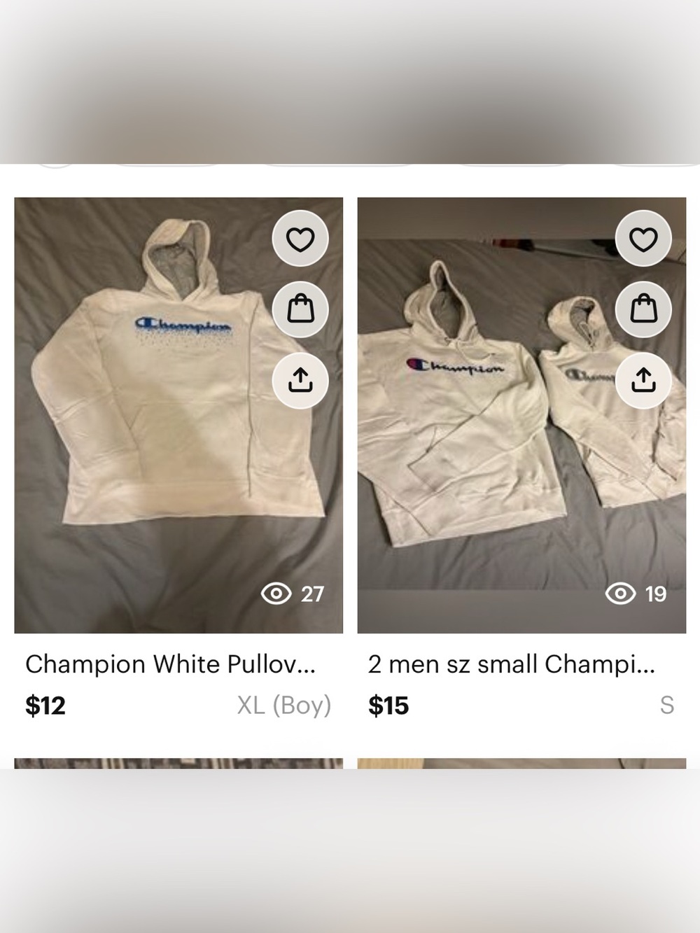 Champion bundle the xl kids hoodie fits like the small in men